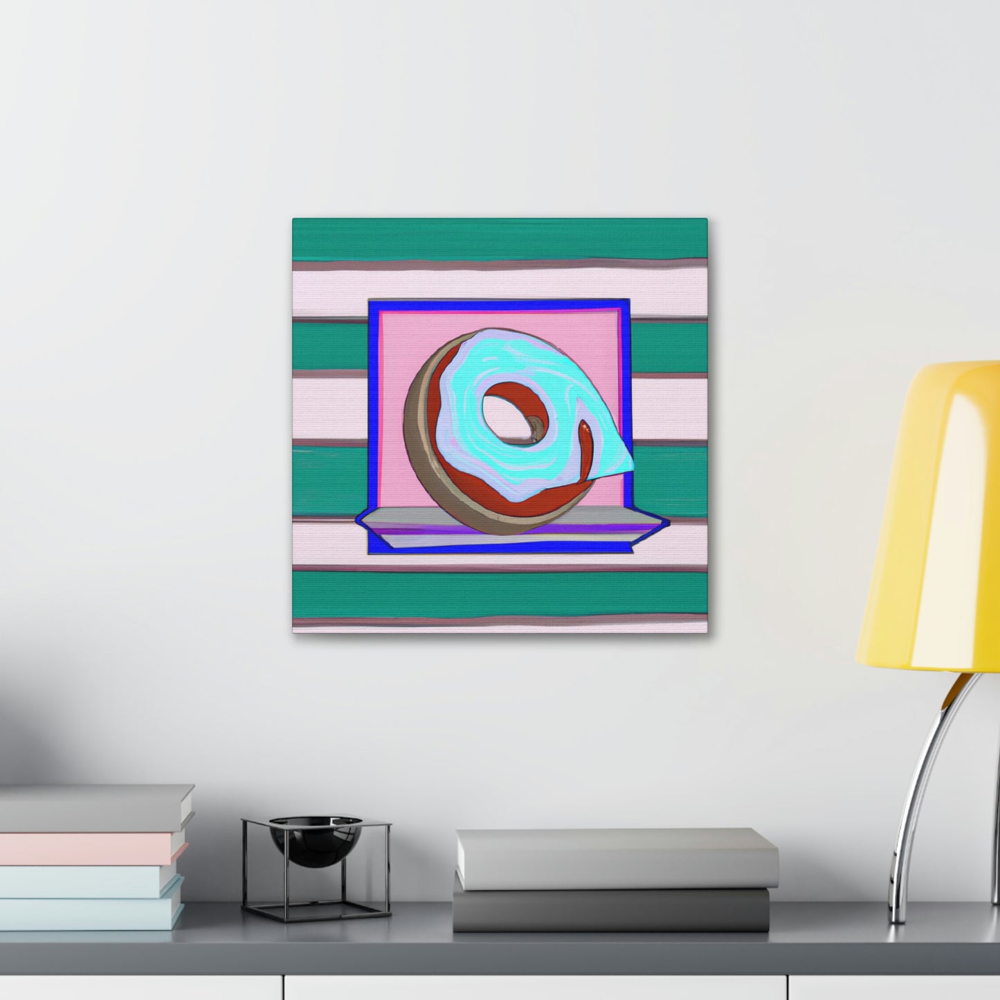 "Doughnuts in Deco-vation" - Canvas