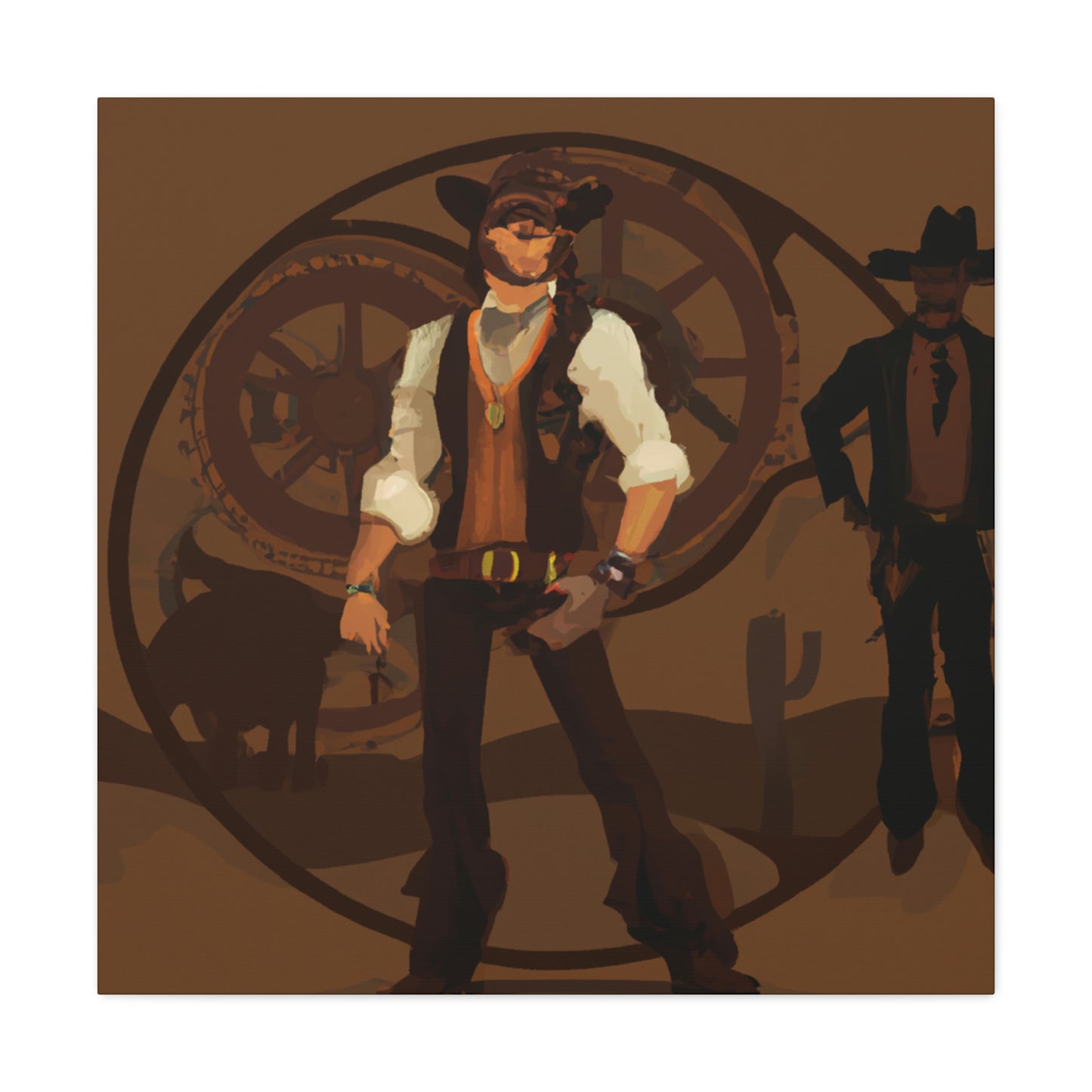 Ranch Hand Steampunked - Canvas