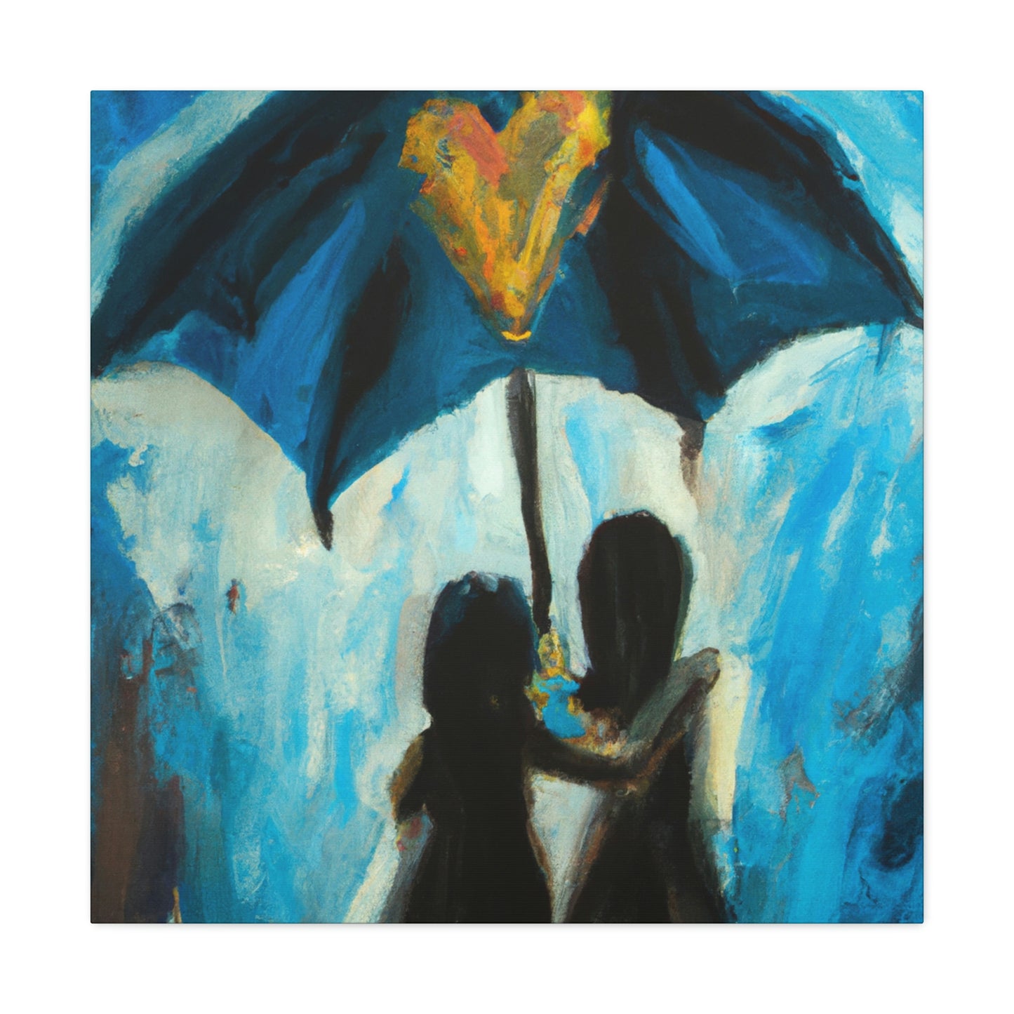 Love Under Rainy Skies - Canvas