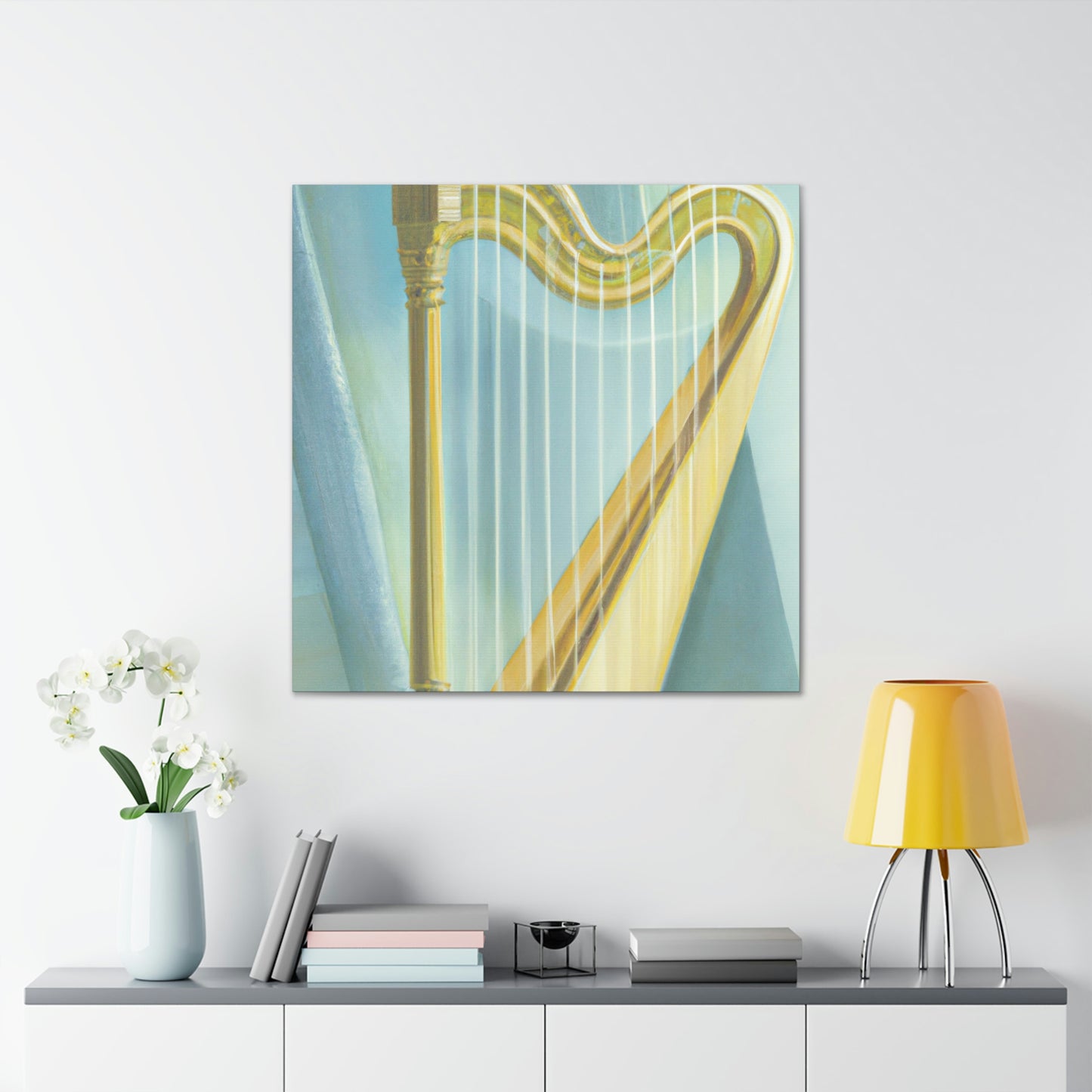 "Harp in Art Deco" - Canvas