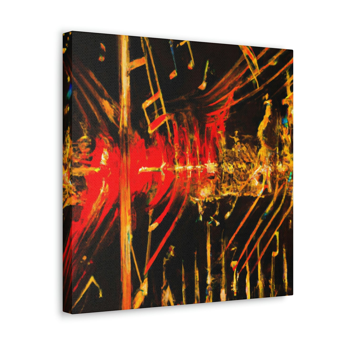 Sound Waves Symphony - Canvas