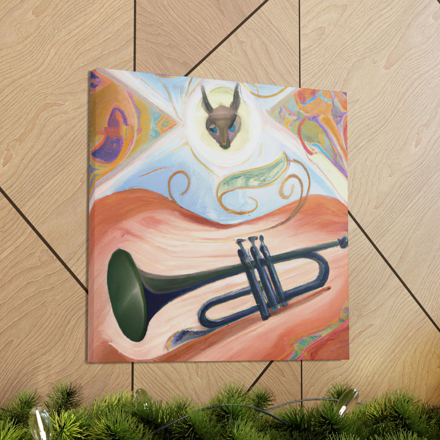 "Harmonious Trumpet Dreaming" - Canvas