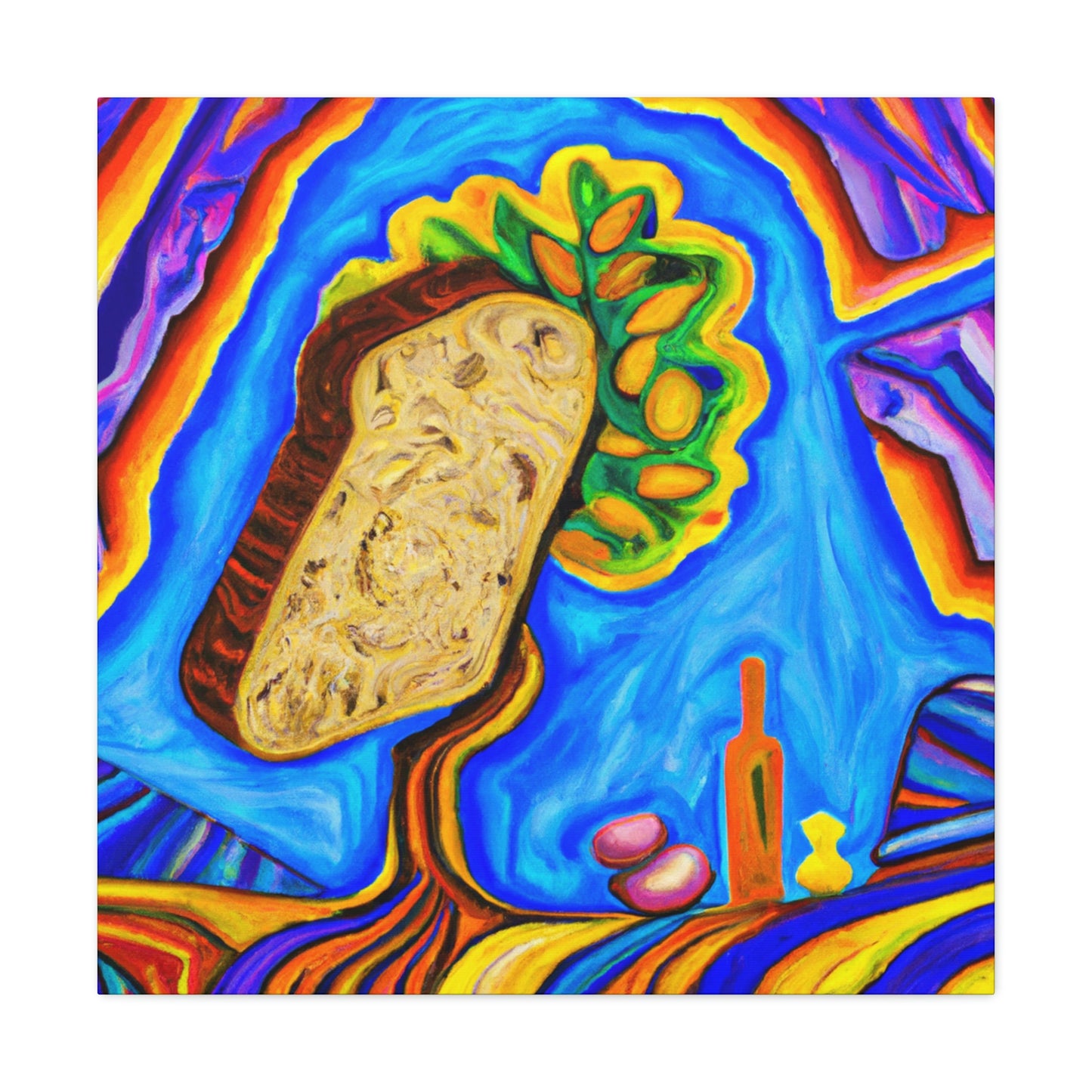 Bread in the Field. - Canvas