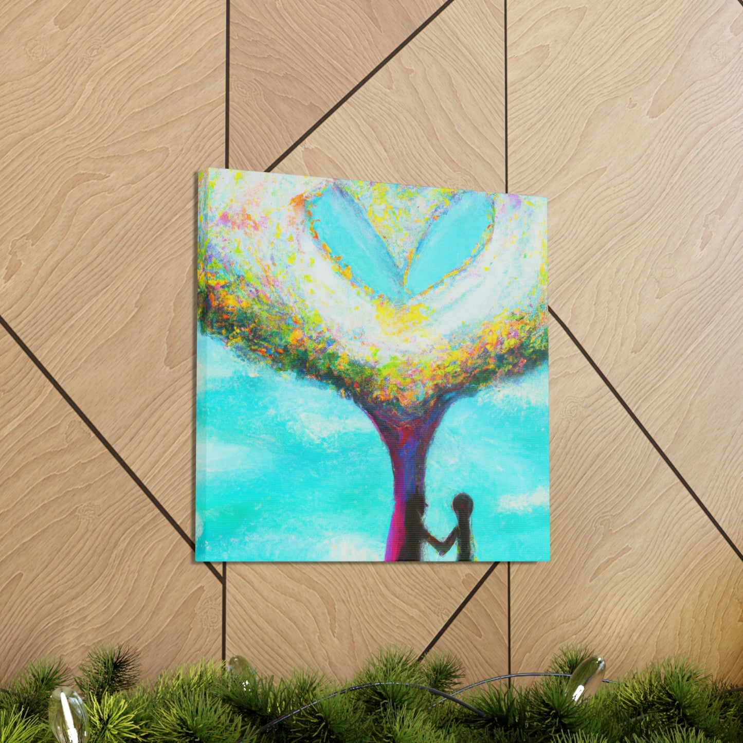 "Love Tree Abstracted" - Canvas