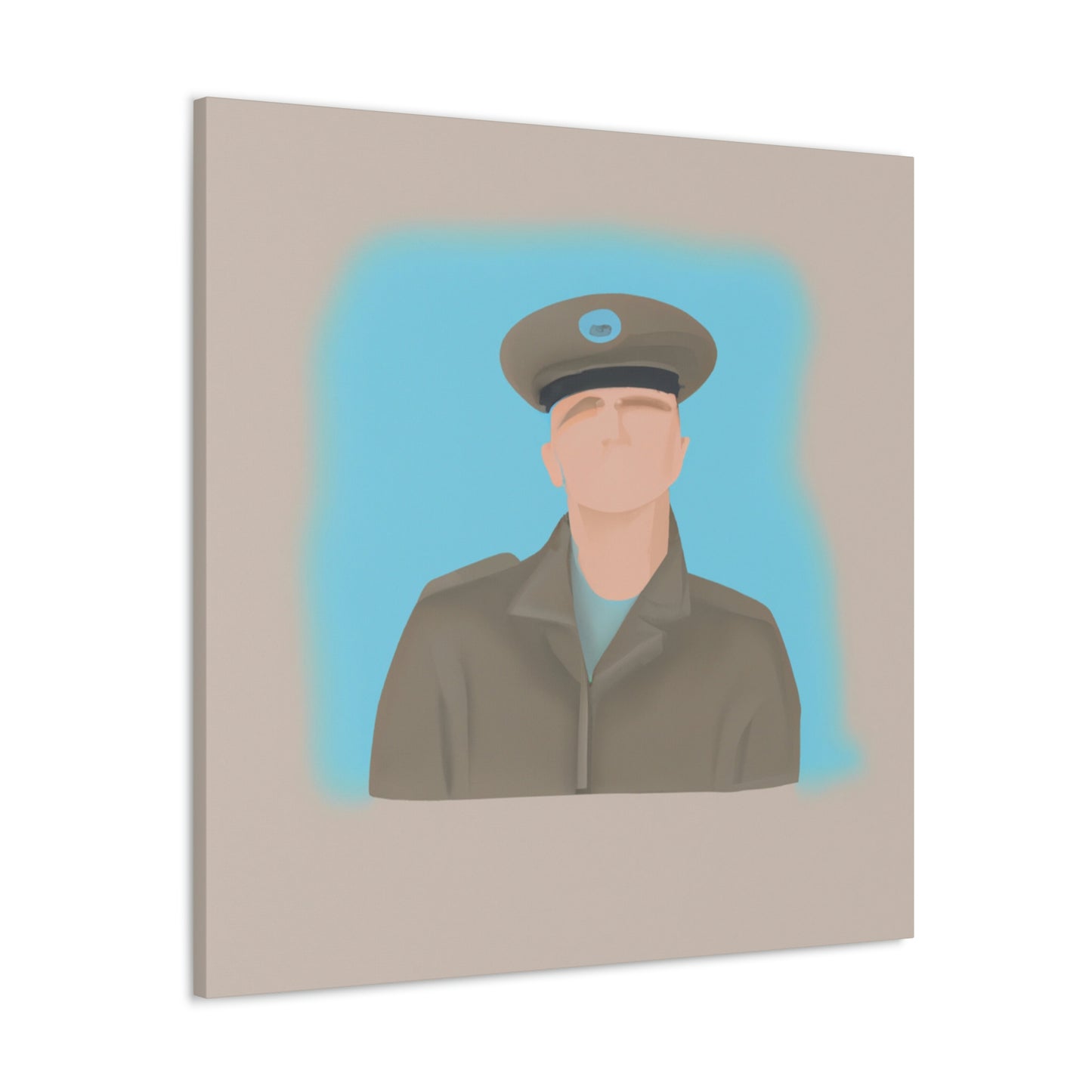 Pilot in Profilescape - Canvas