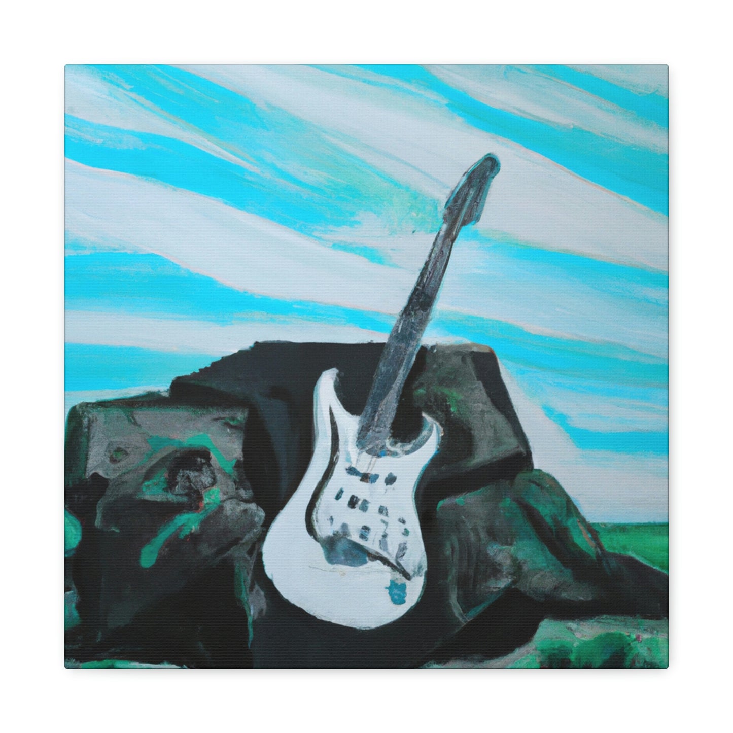 "Fender Abstract Expressionism" - Canvas