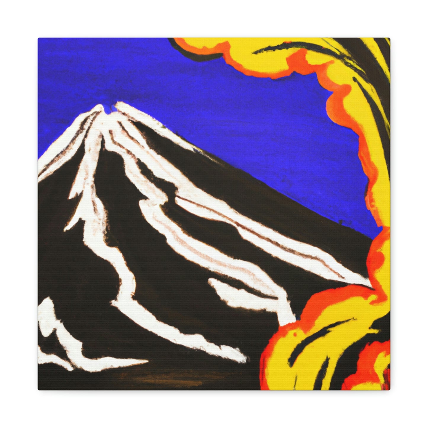 "Volcano On Fire!" - Canvas