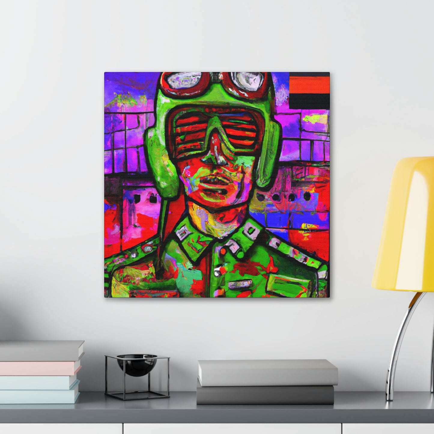 Aviator Soars Fauvism - Canvas