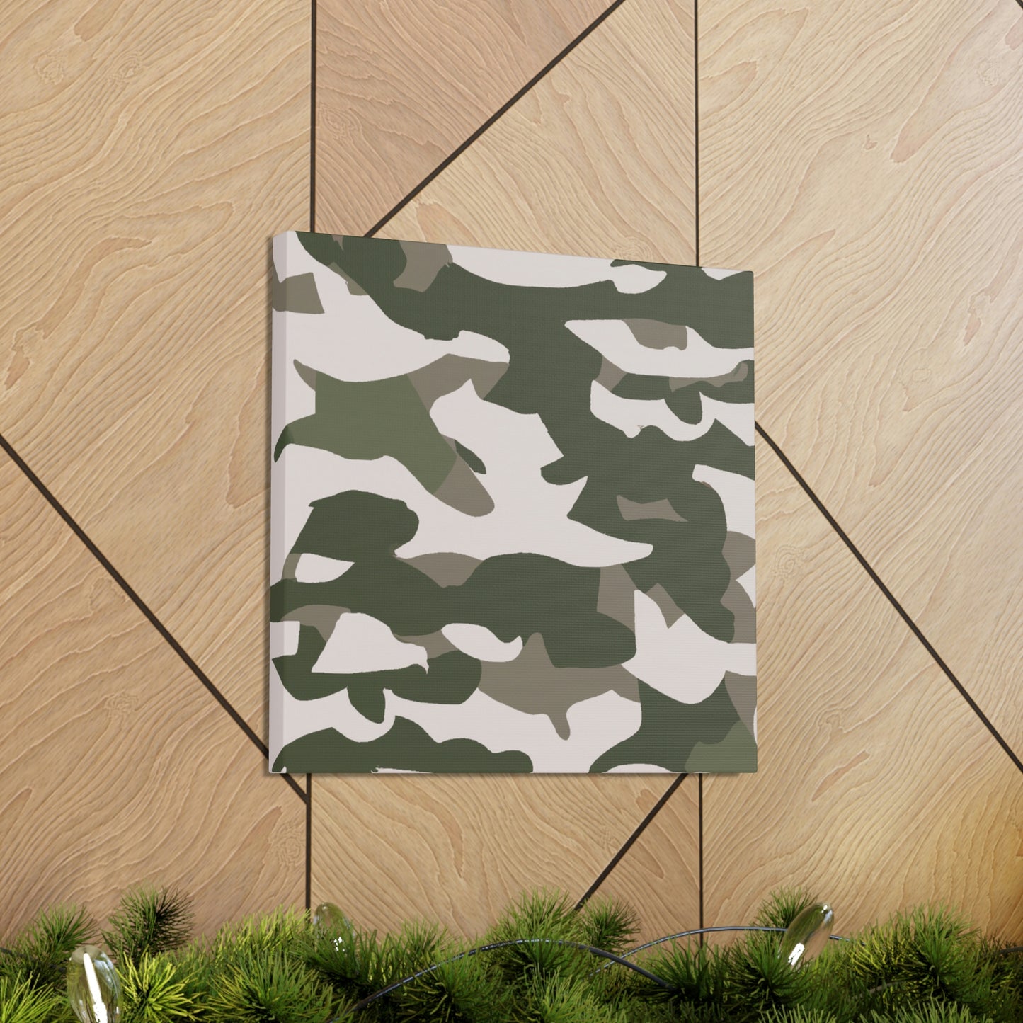 "Camouflage in Monochrome." - Canvas