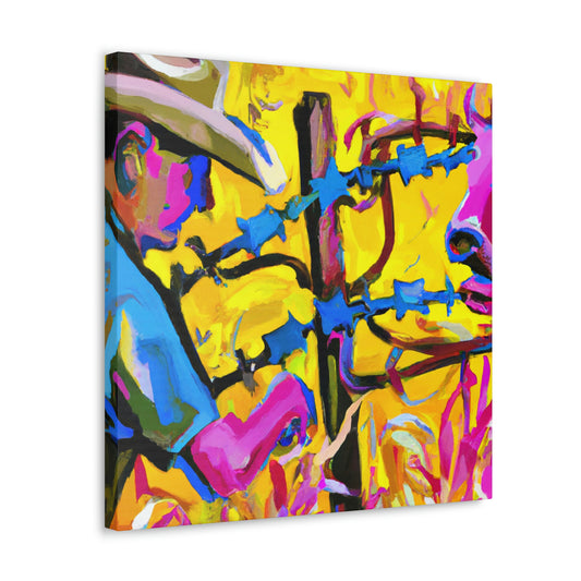 "Fauvism and Barbed Wire" - Canvas