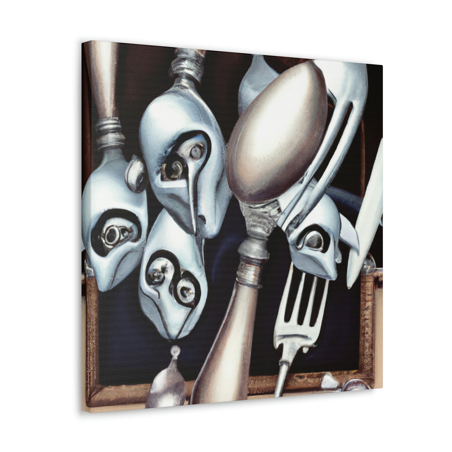 Cutlery in the Clouds - Canvas