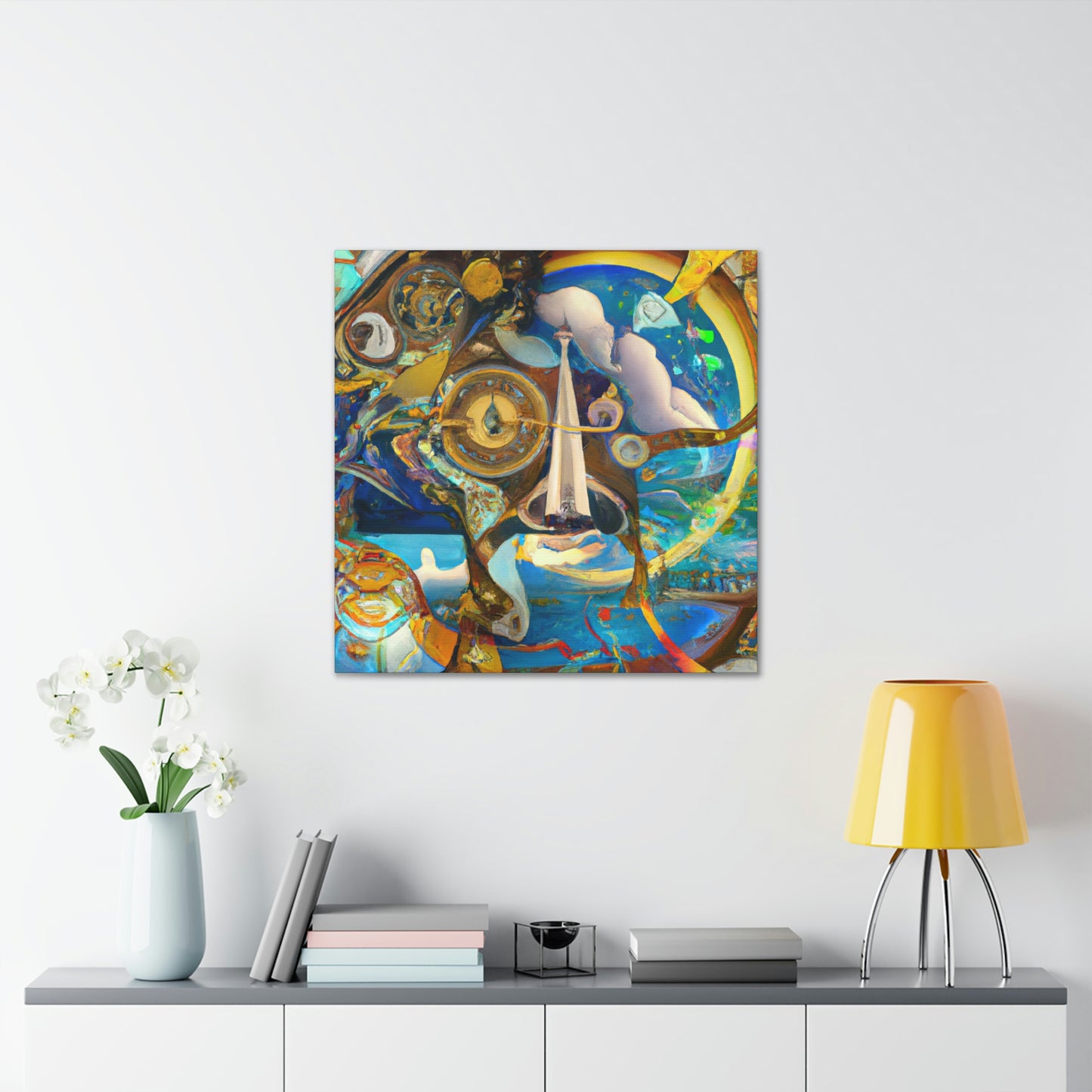 "Compass Awe Surreal" - Canvas