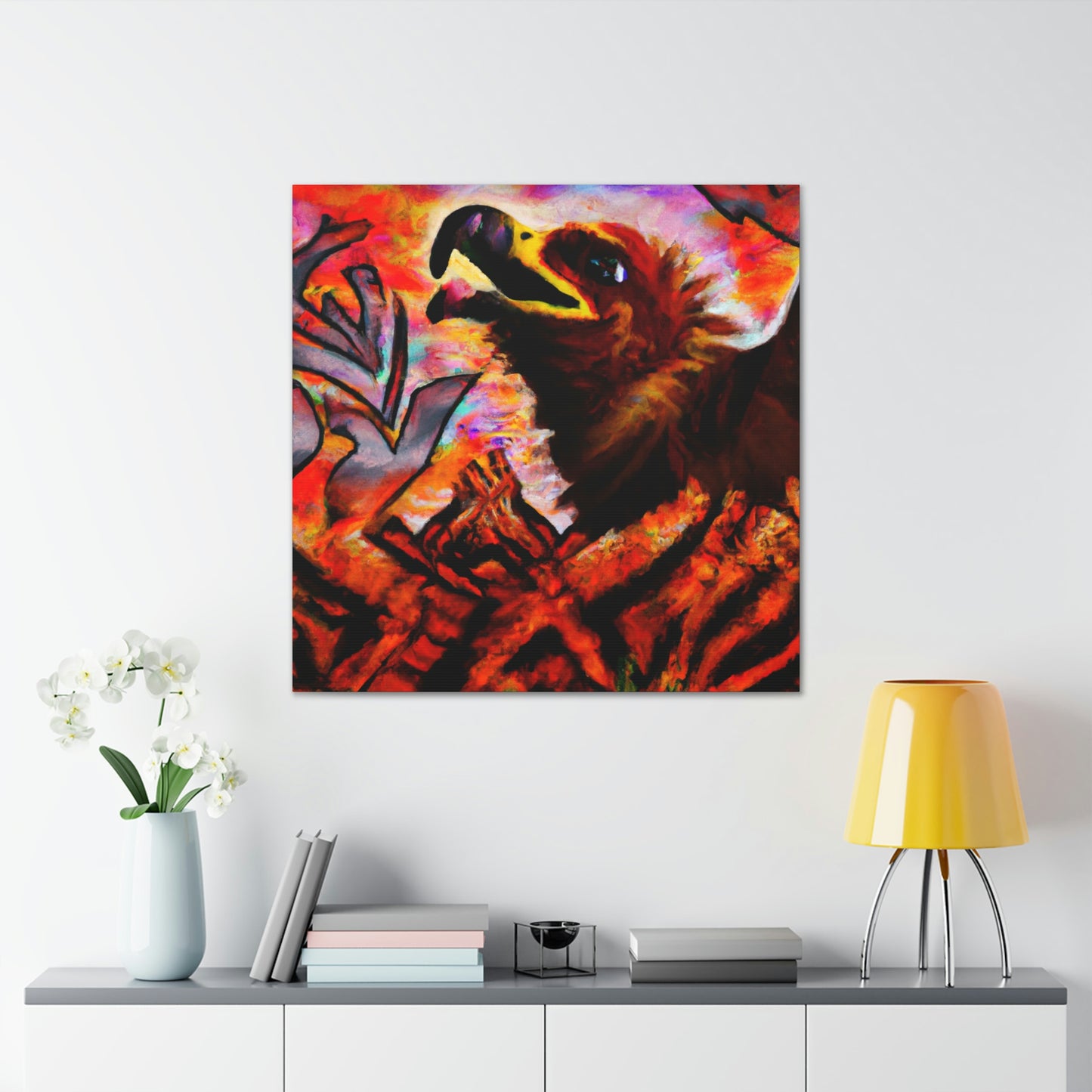 "Vultures Overhead View" - Canvas