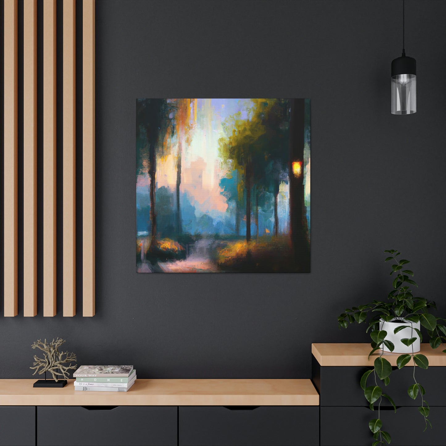 Dreamy Dusk Reflection - Canvas