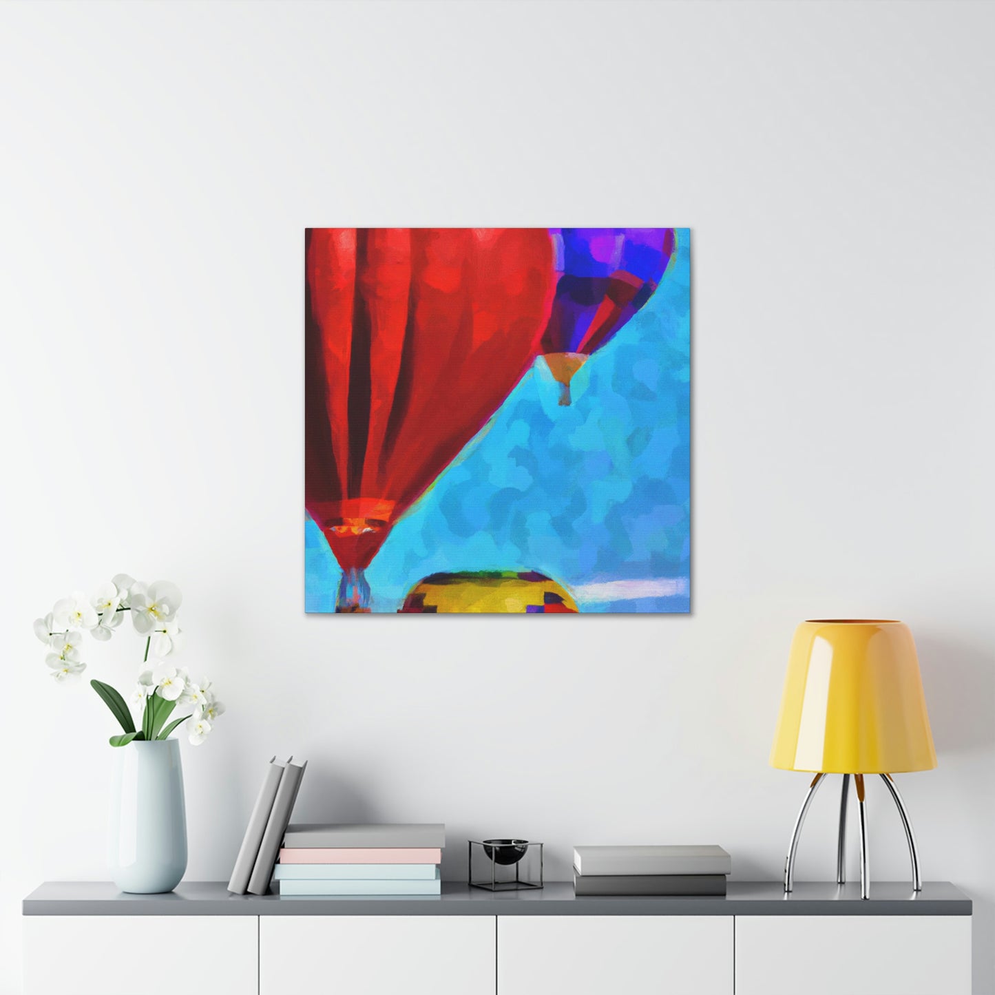 "Ascending Balloon Fantasy" - Canvas