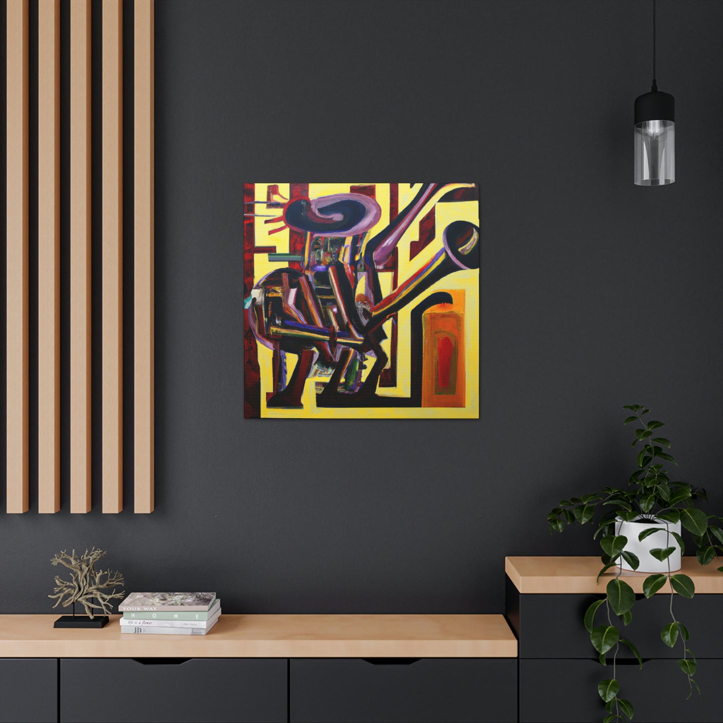 "Trumpet in Harmony" - Canvas