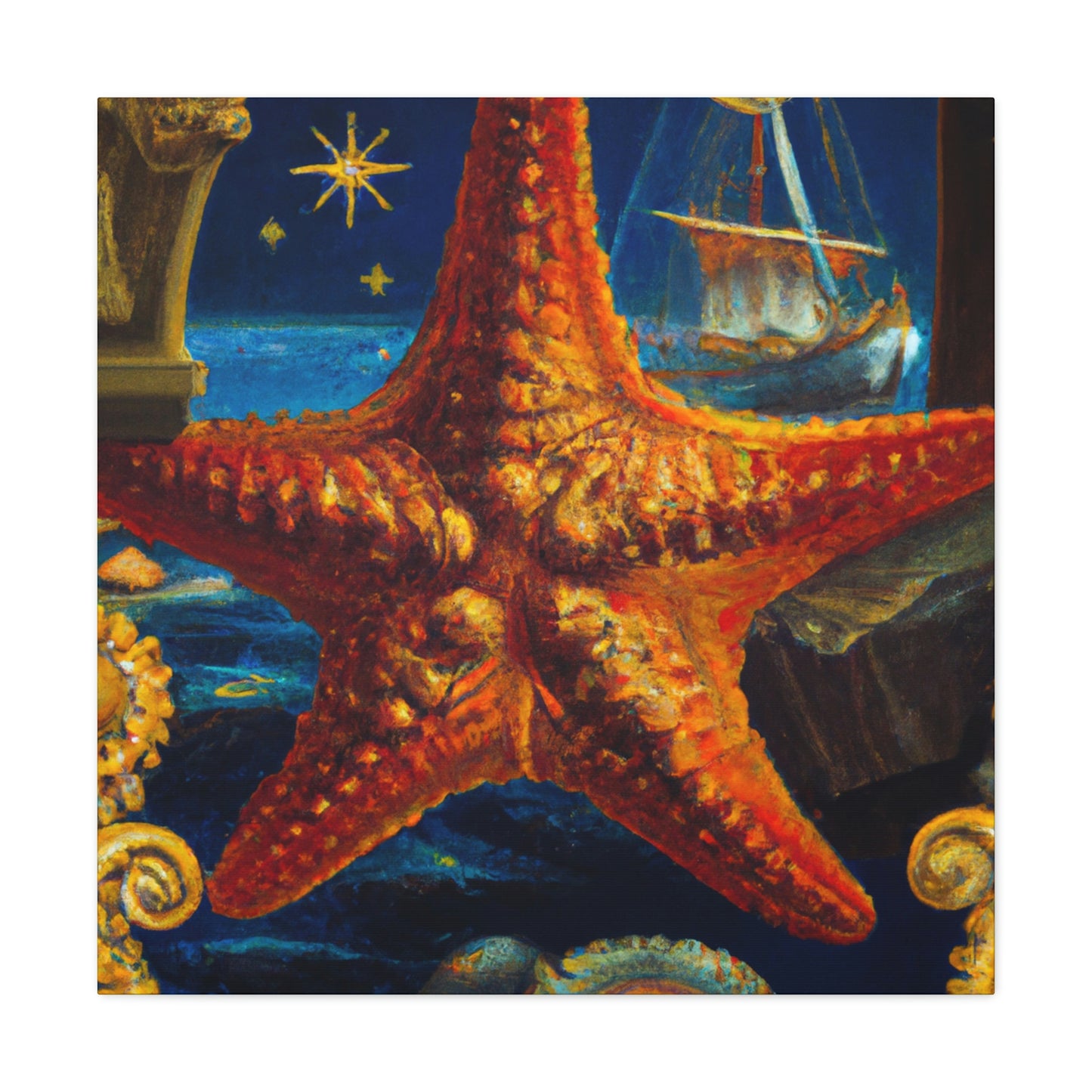 Nautical Starfish - Canvas - Canvas