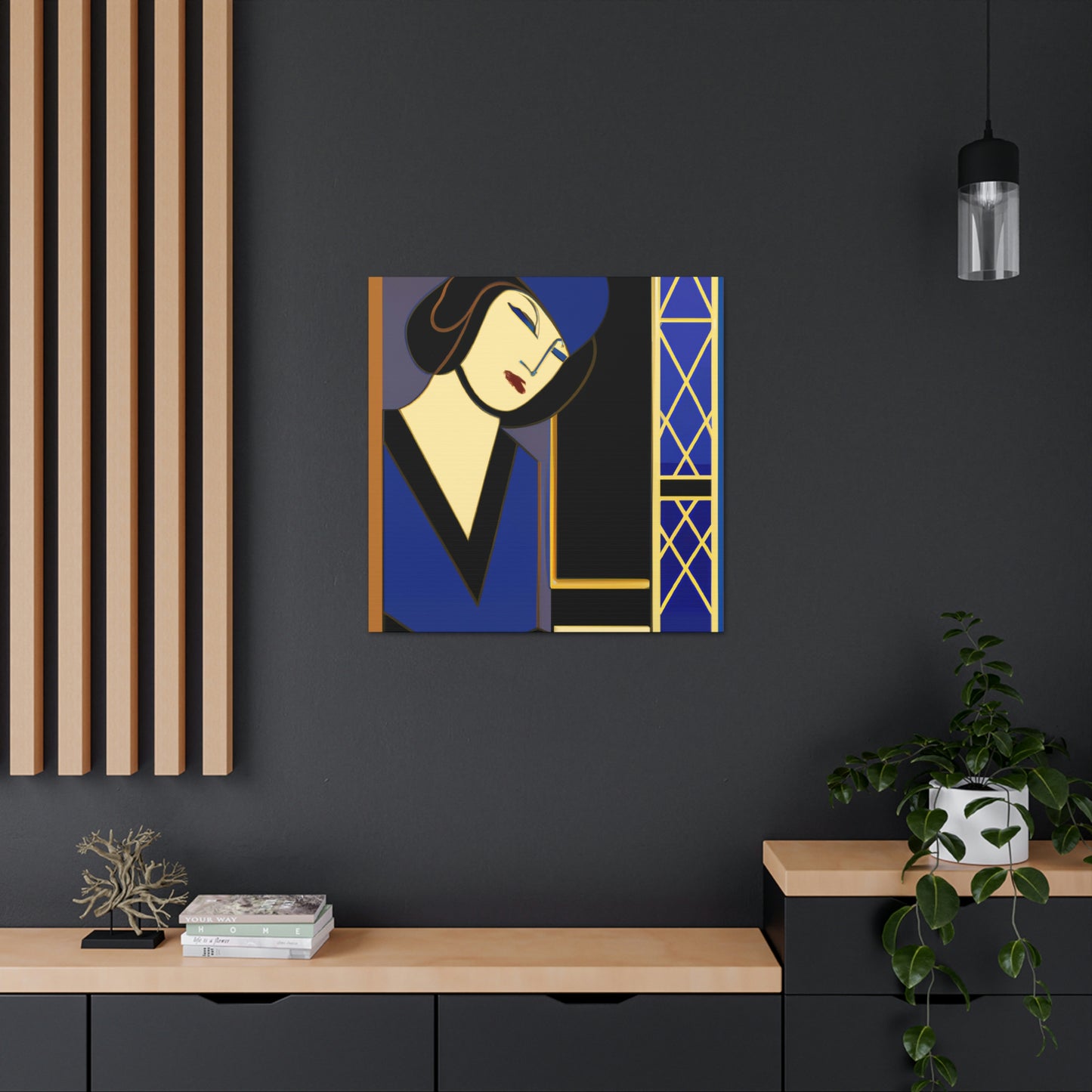 "Roaring Flapper Splendor" - Canvas