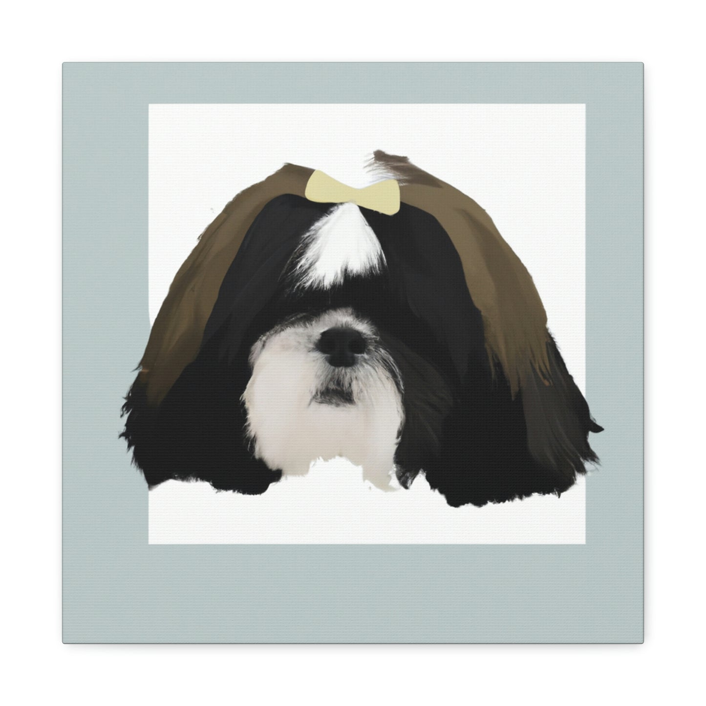 "Classic Shih Tzu Portrait" - Canvas