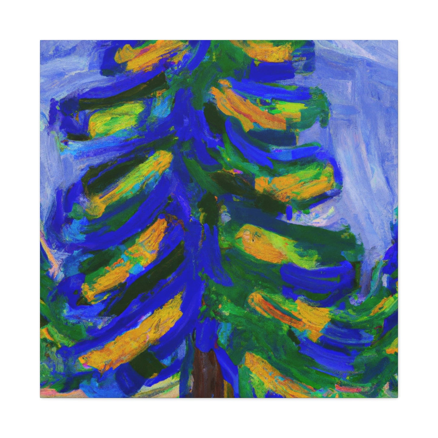 "Spruce Tree Expressionism" - Canvas