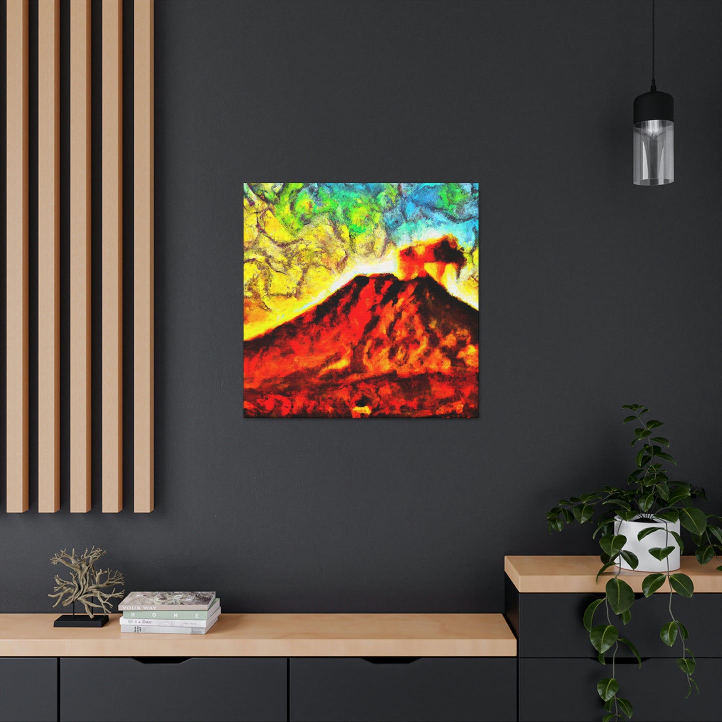 Volcanic Eruption Beauty - Canvas