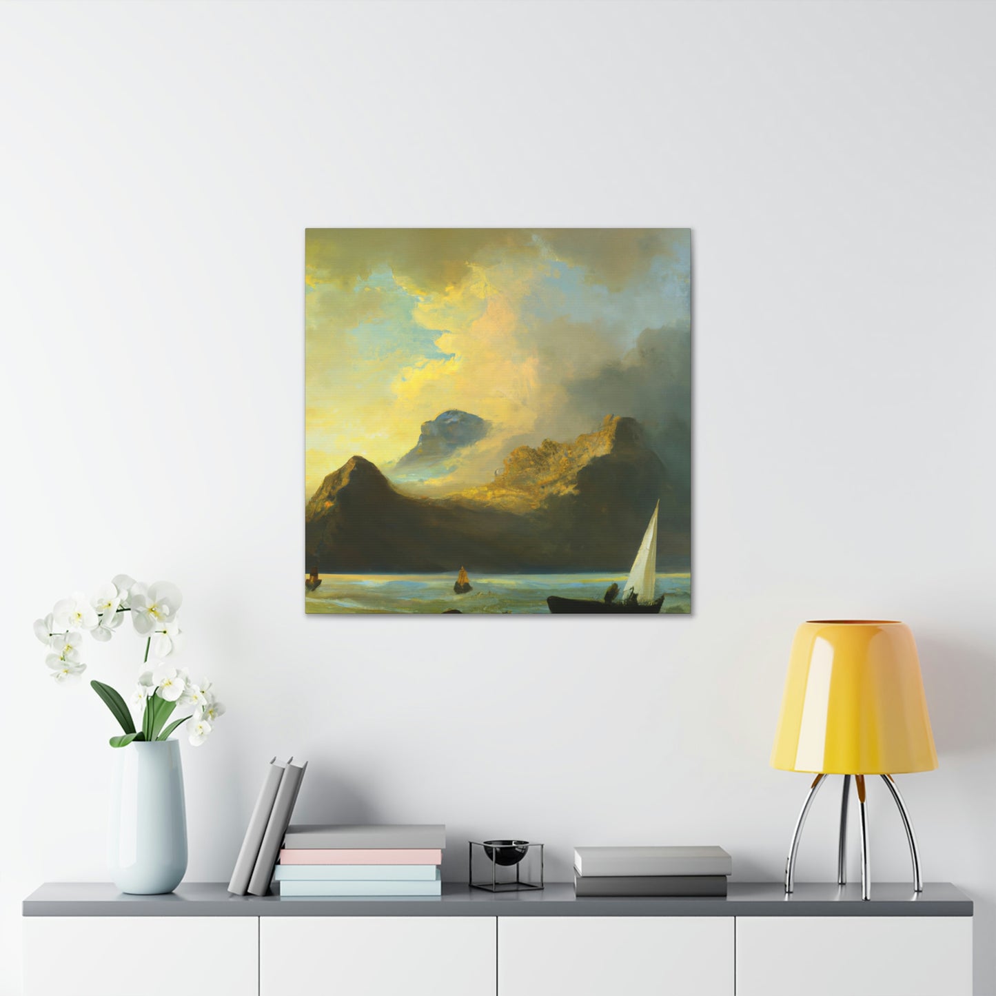 "Dinghy at Dawning Light" - Canvas