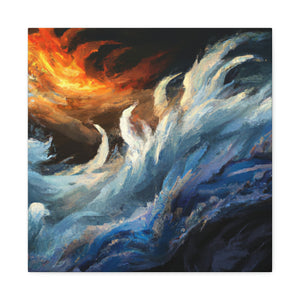 Oceans of Brilliant Hues - Canvas