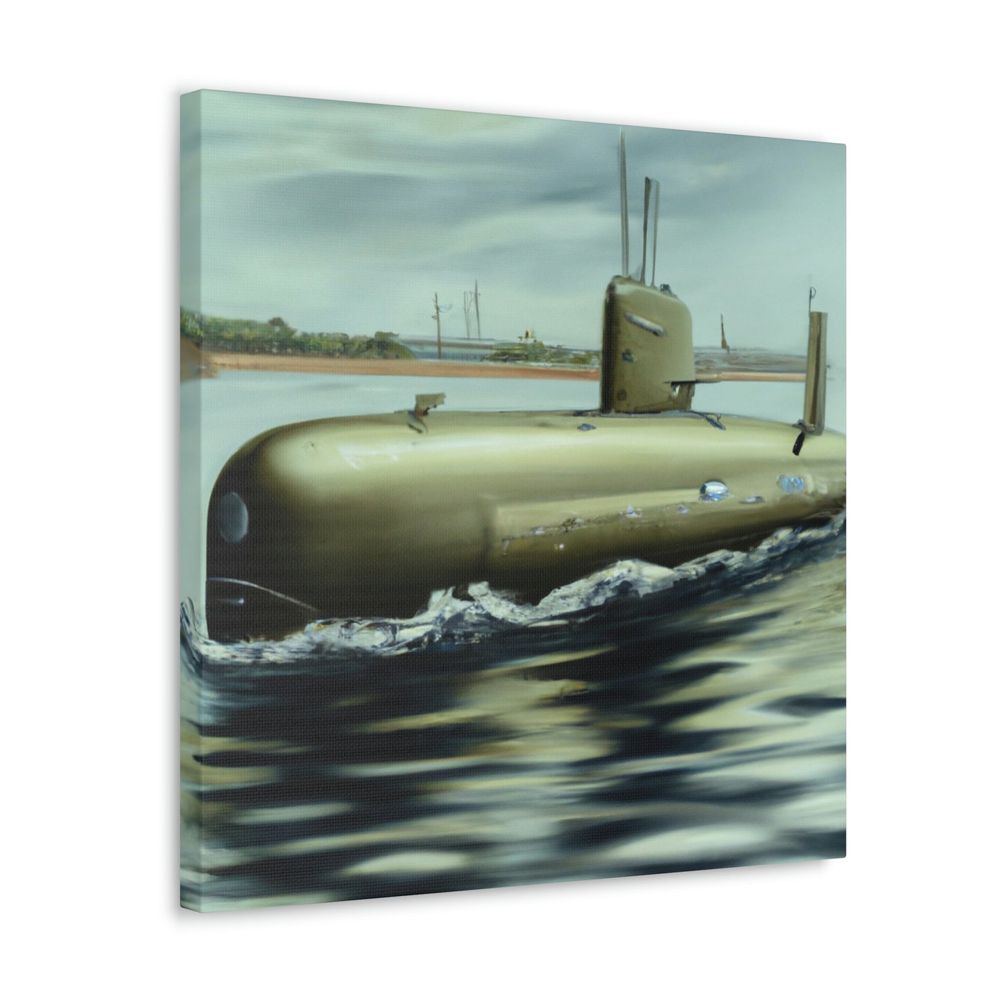 "Depth of Submarine Life" - Canvas