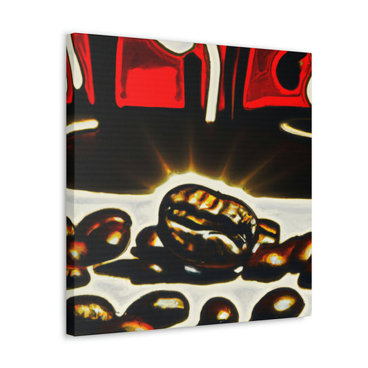 Coffee Beans Pop Art - Canvas