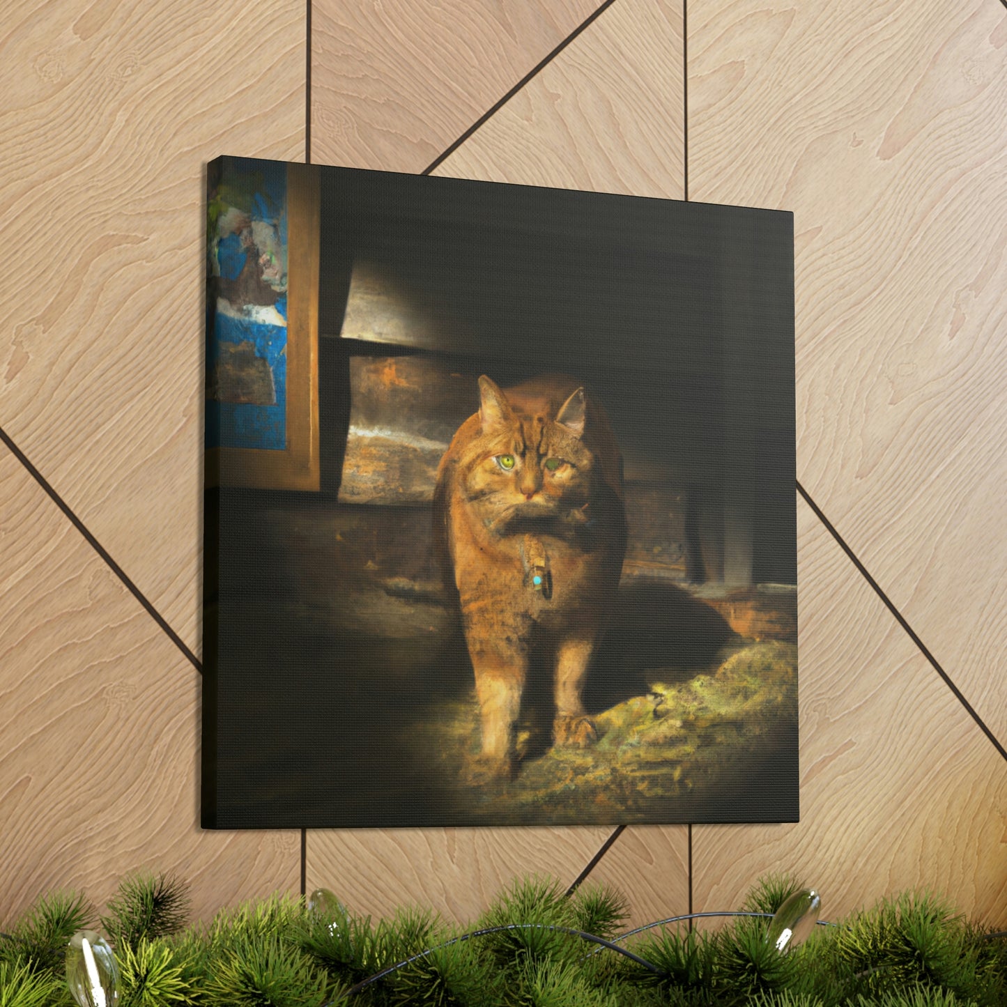 Purr of the Barn - Canvas