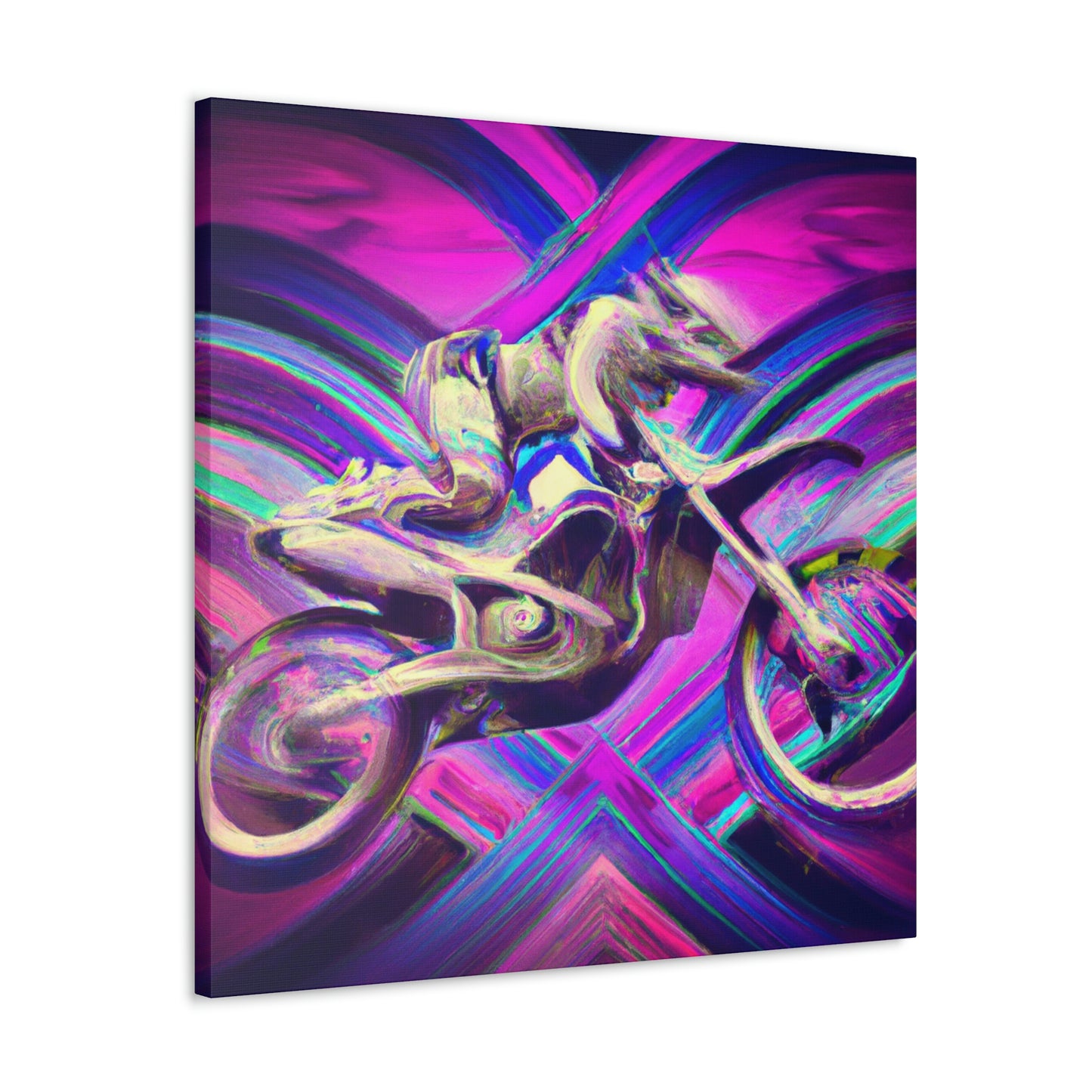 Motocross in Motion - Canvas