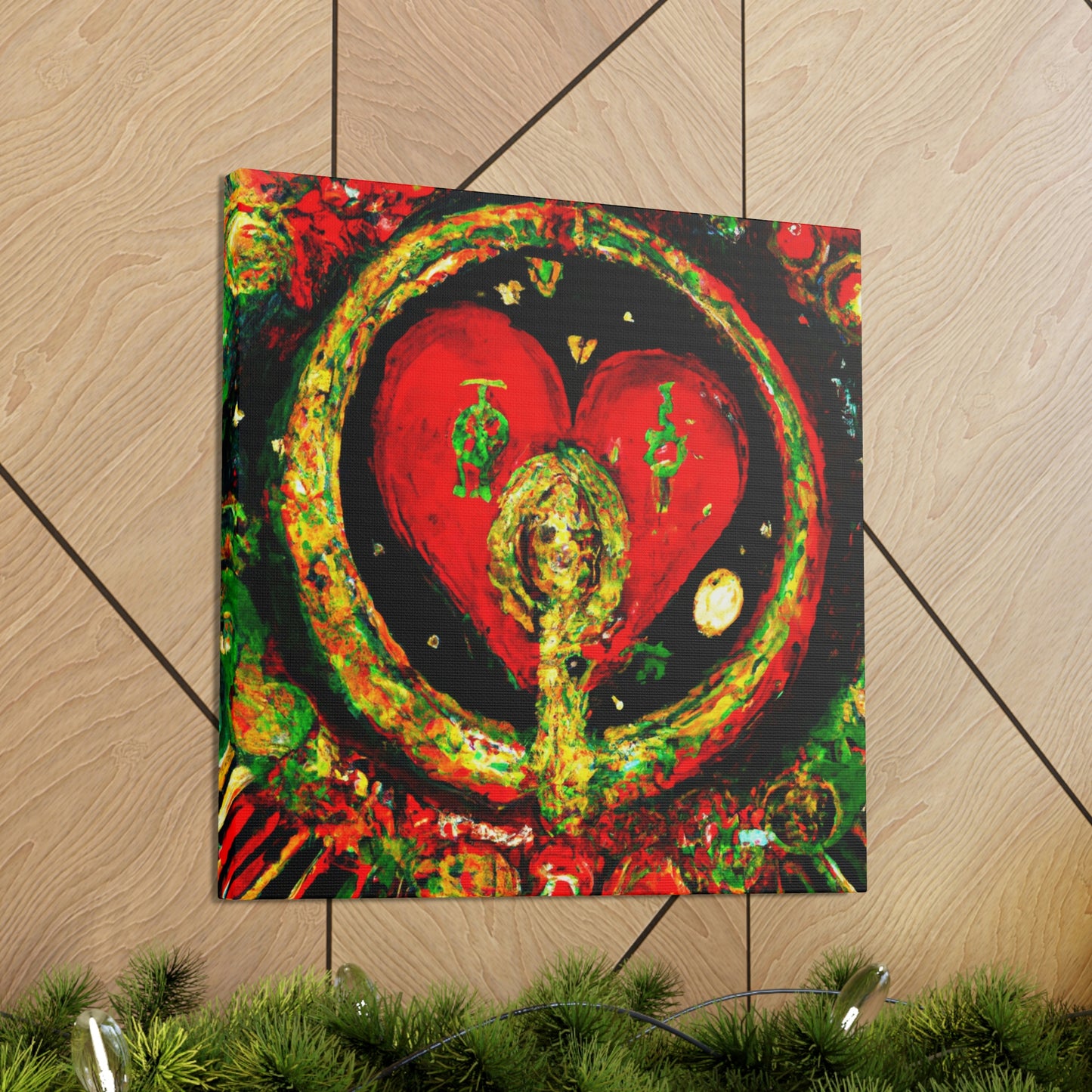 Love's Radiant Halo - Canvas