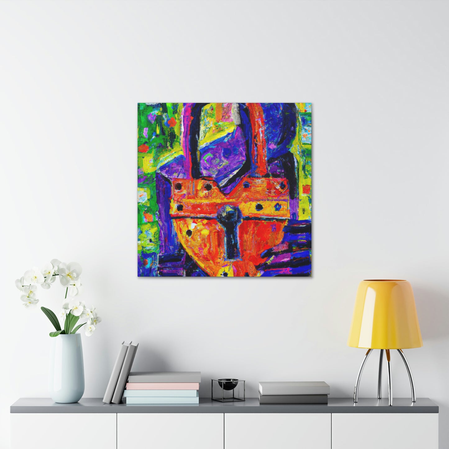 Love's Eternal Lock - Canvas