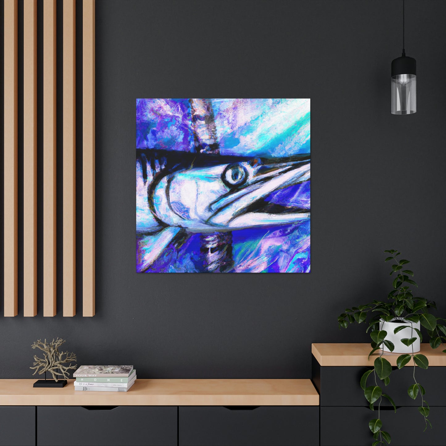 "Barracuda in Expressionism" - Canvas