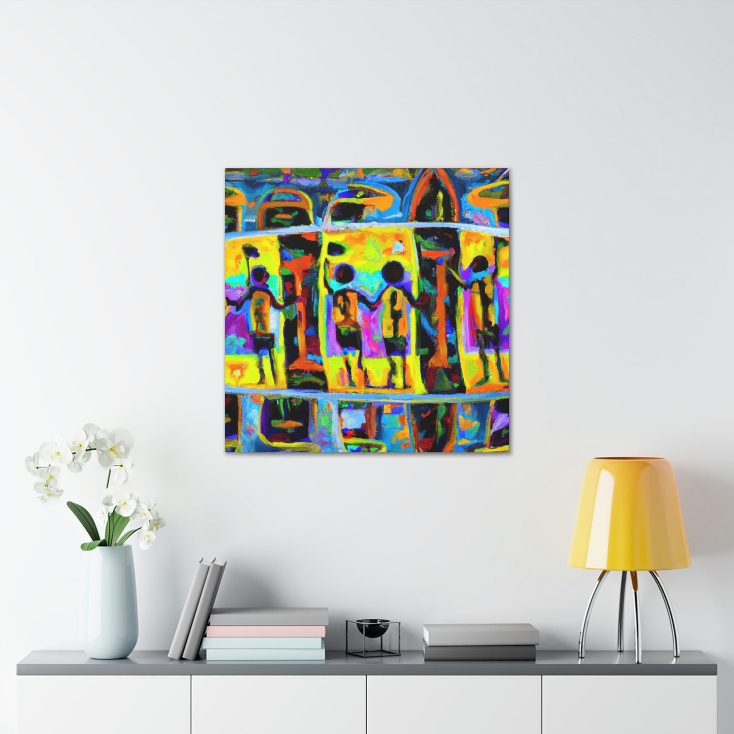 Paddle Boarding Splendor - Canvas