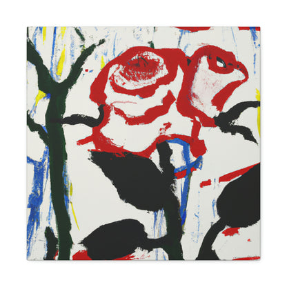 "Rose in Expressionism" - Canvas