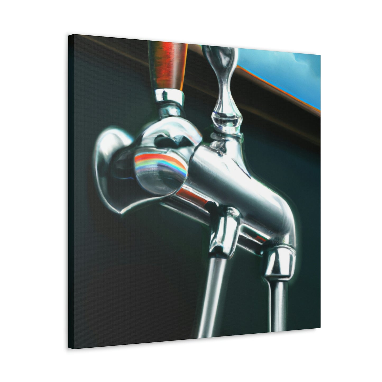 Bar Tap, Hyperrealism - Canvas