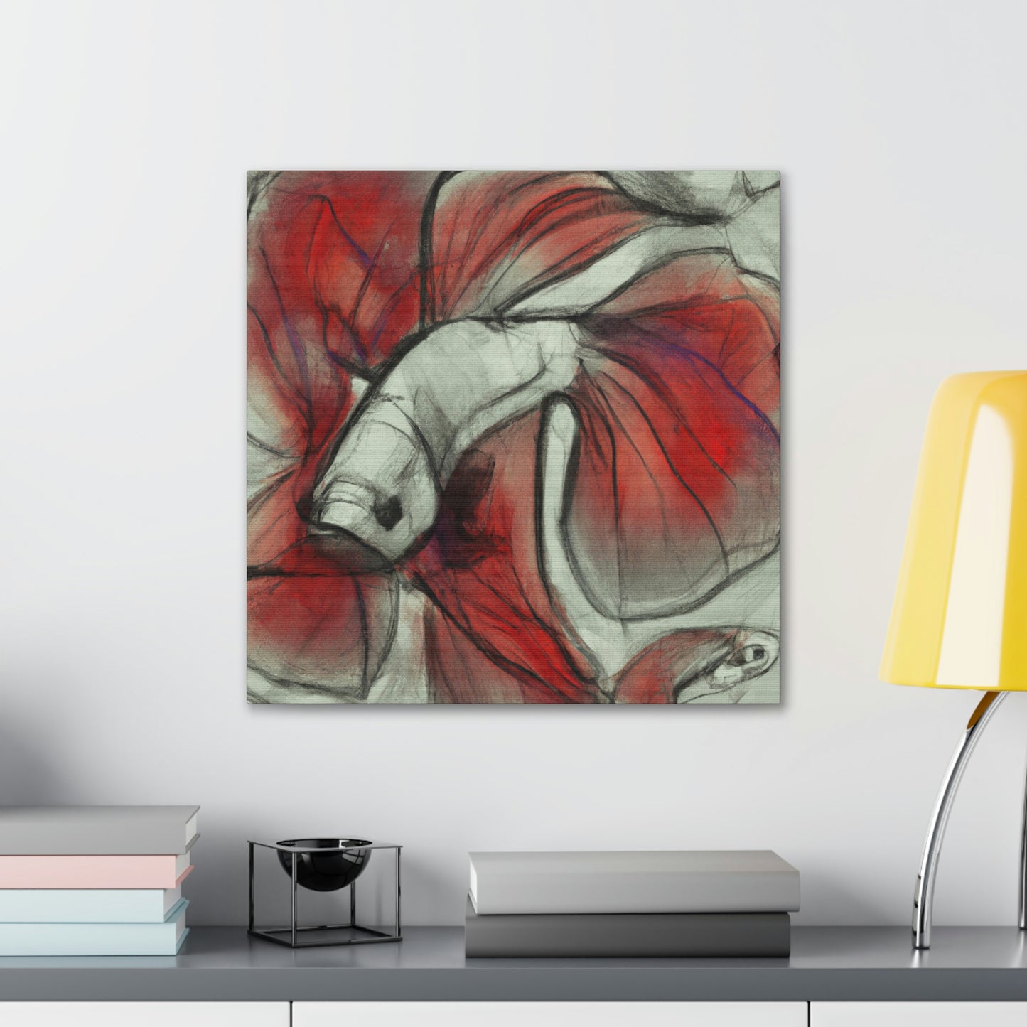 Betta in Expressionism - Canvas