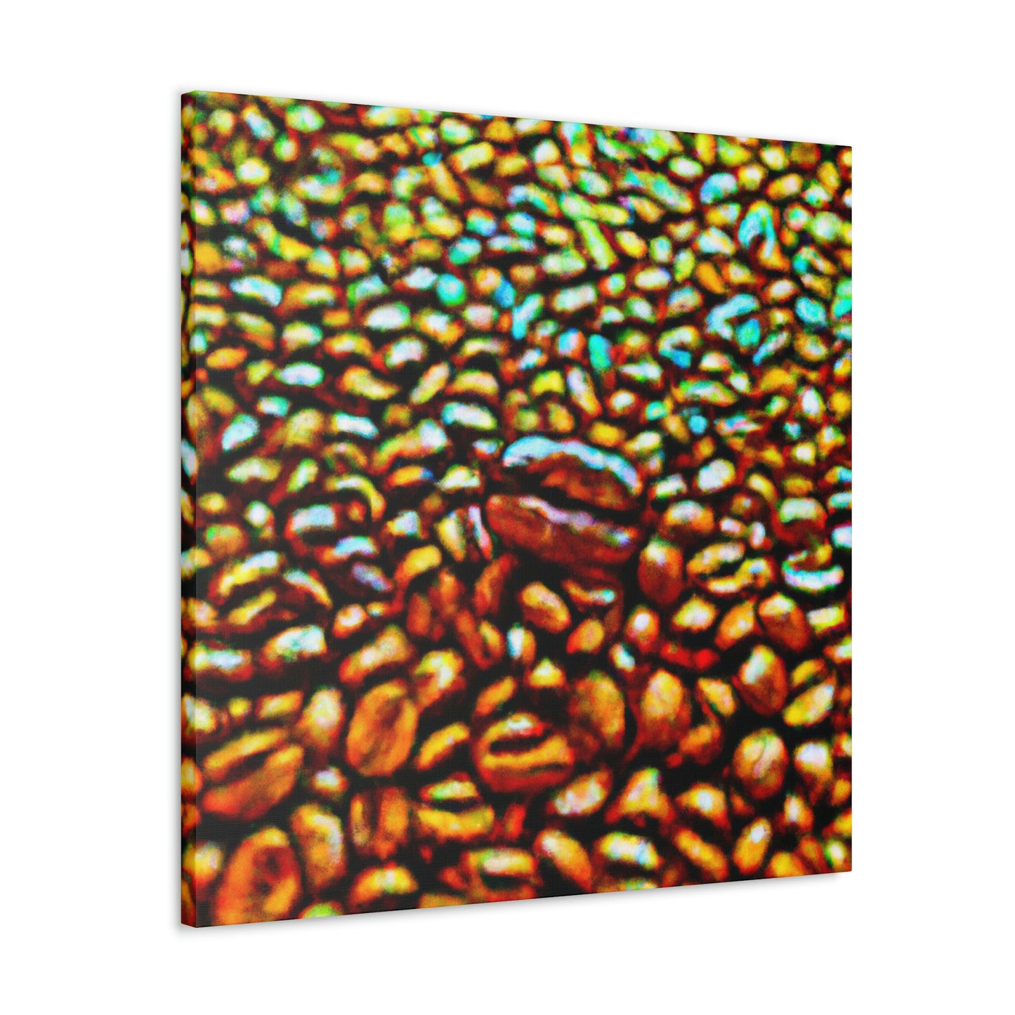 Coffee in Pointillism - Canvas