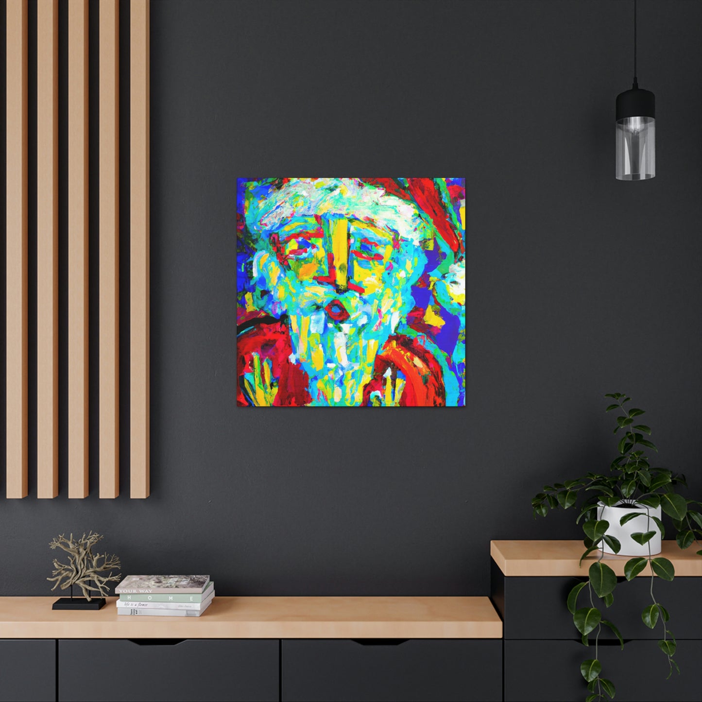 Santa in Expressionism - Canvas