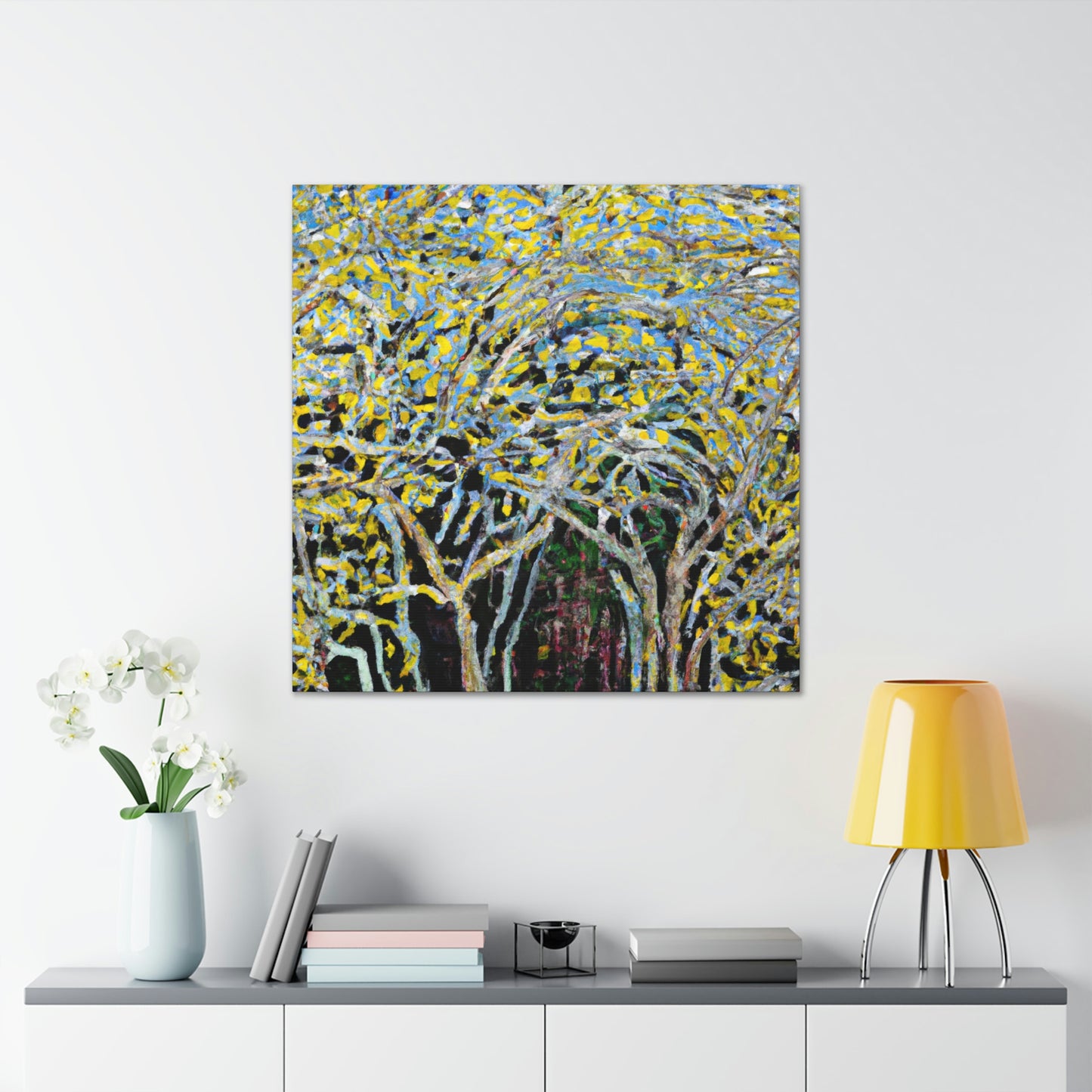 "Dogwood in Expressionism" - Canvas