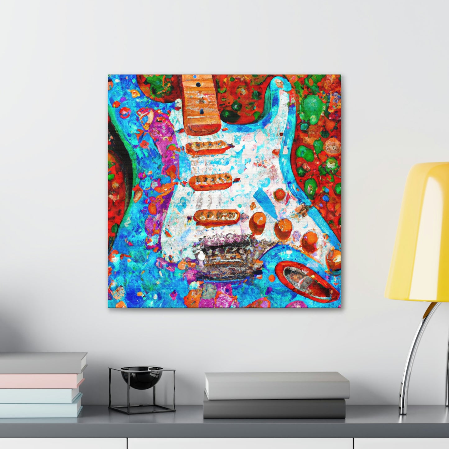 Fender's Expressionistic Vision - Canvas