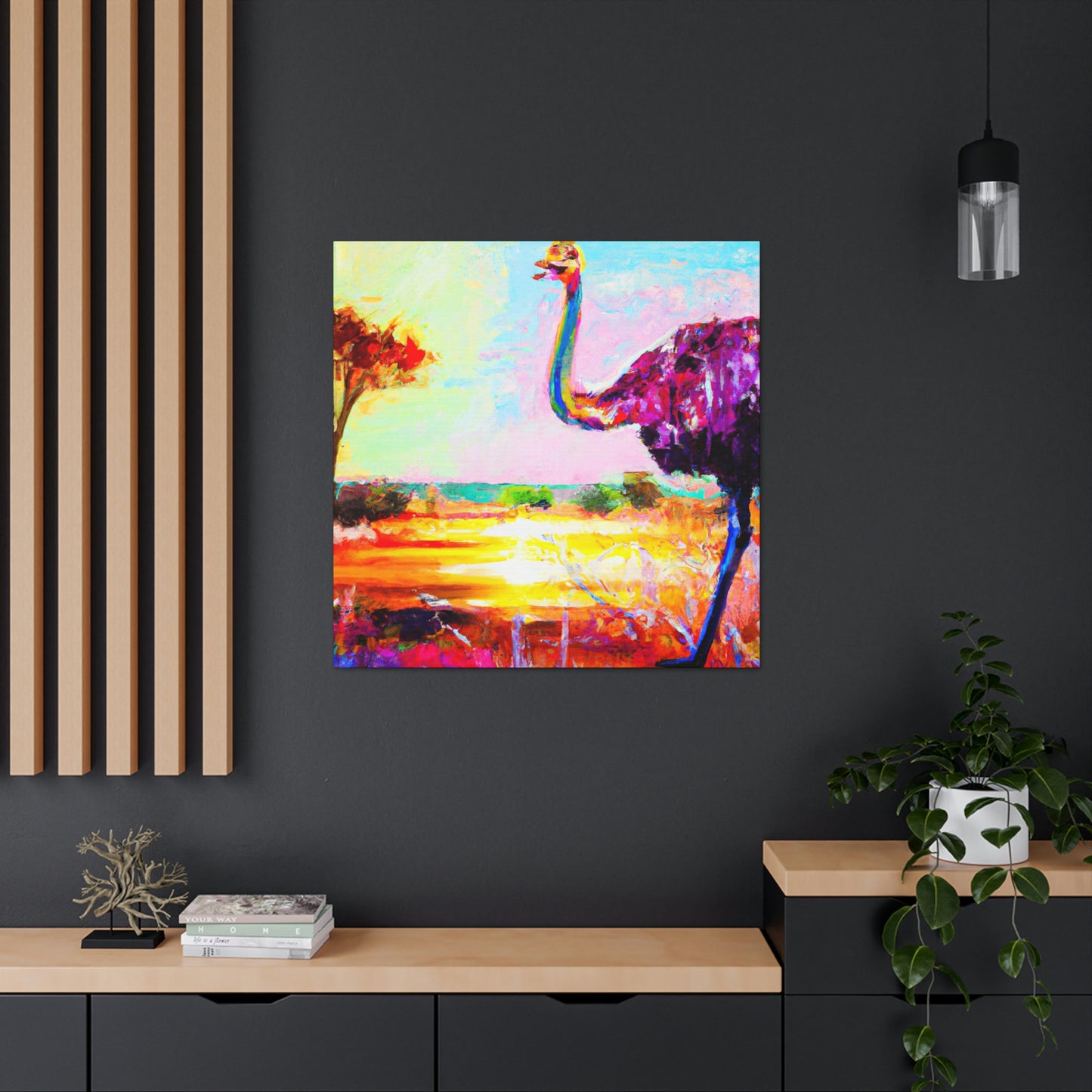 Ostrich in Utopia - Canvas