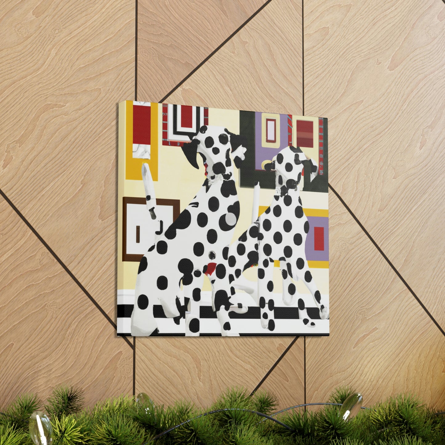 Dalmatian Slumbering Peace - Canvas