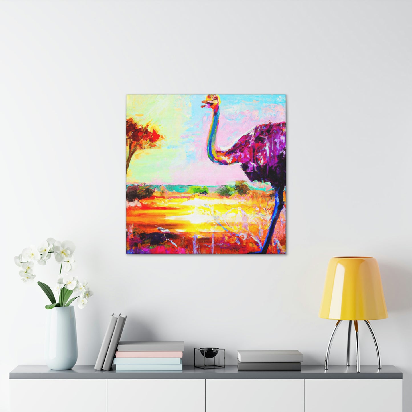 Ostrich in Utopia - Canvas