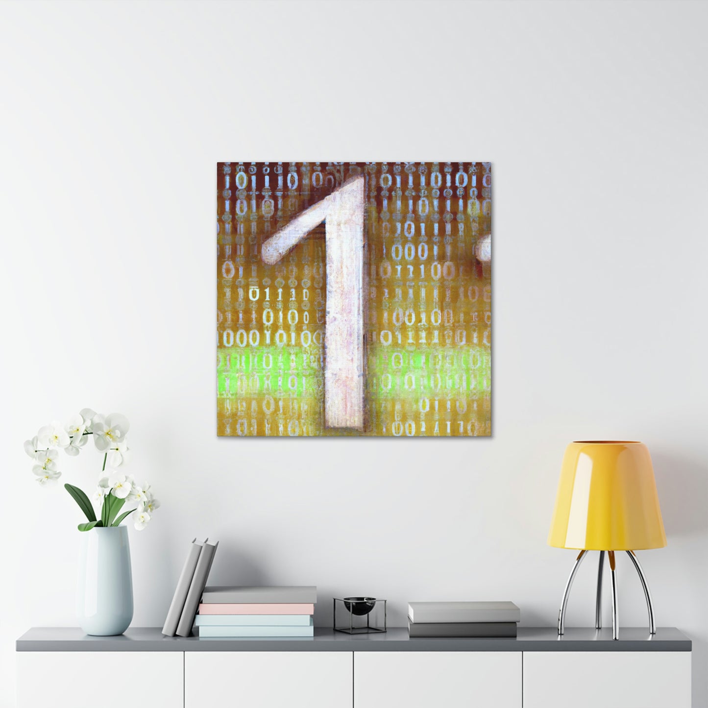 "Coding in Art Nouveau" - Canvas