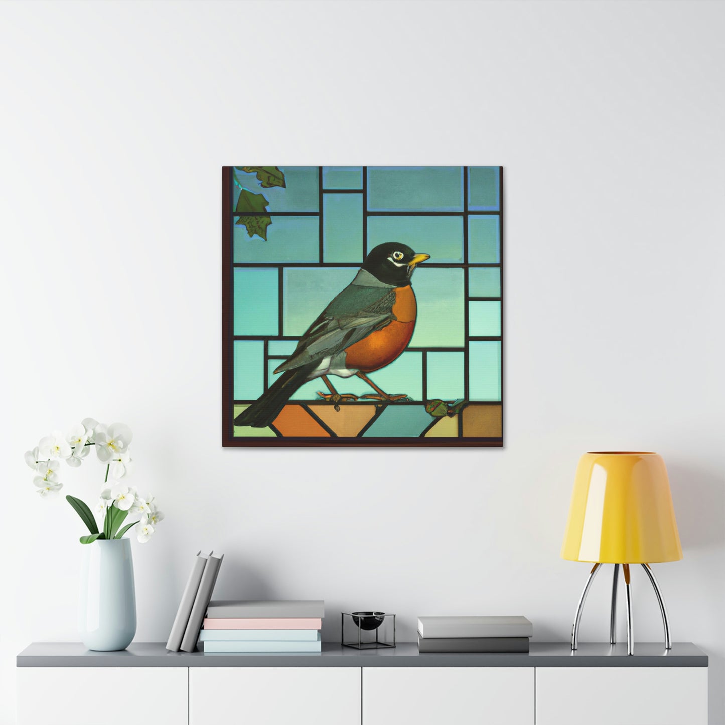 "A Robins Art Deco" - Canvas