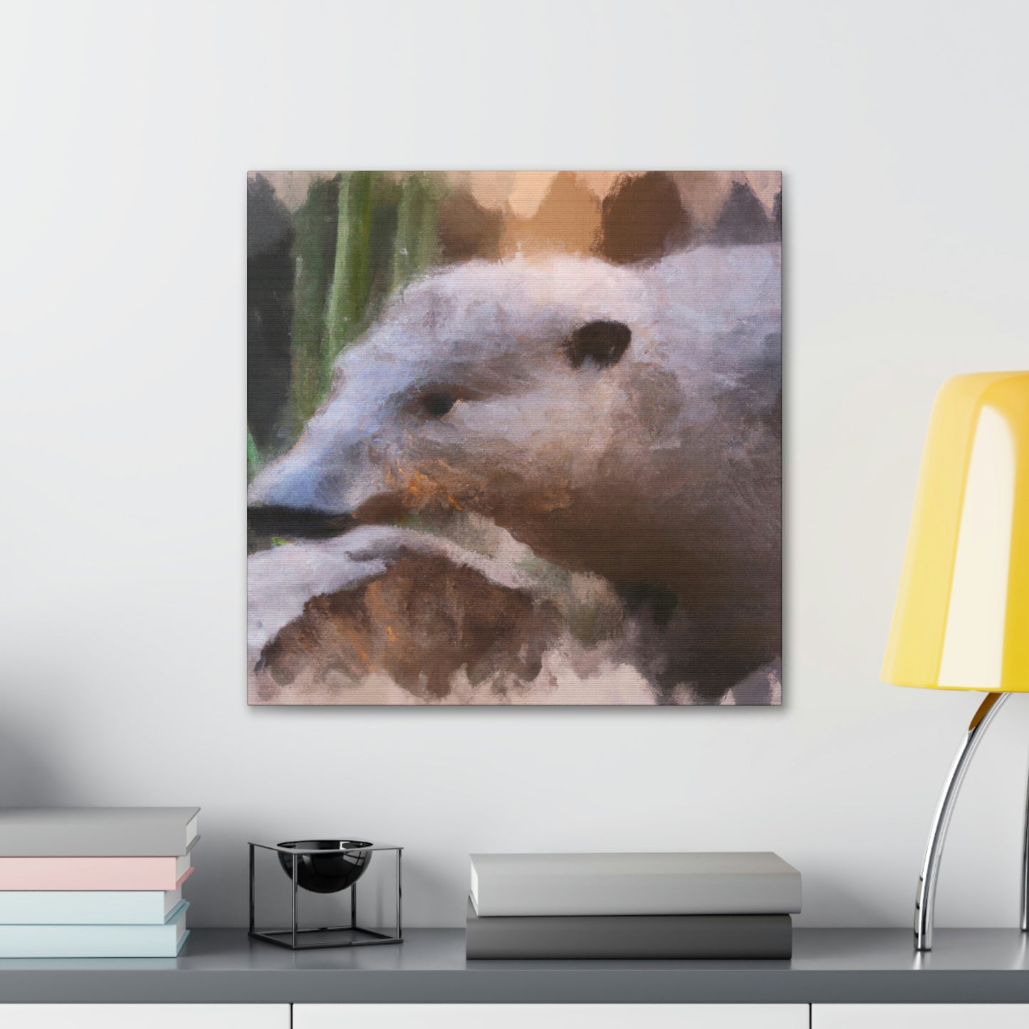 "Platypus Portrait Abstract" - Canvas