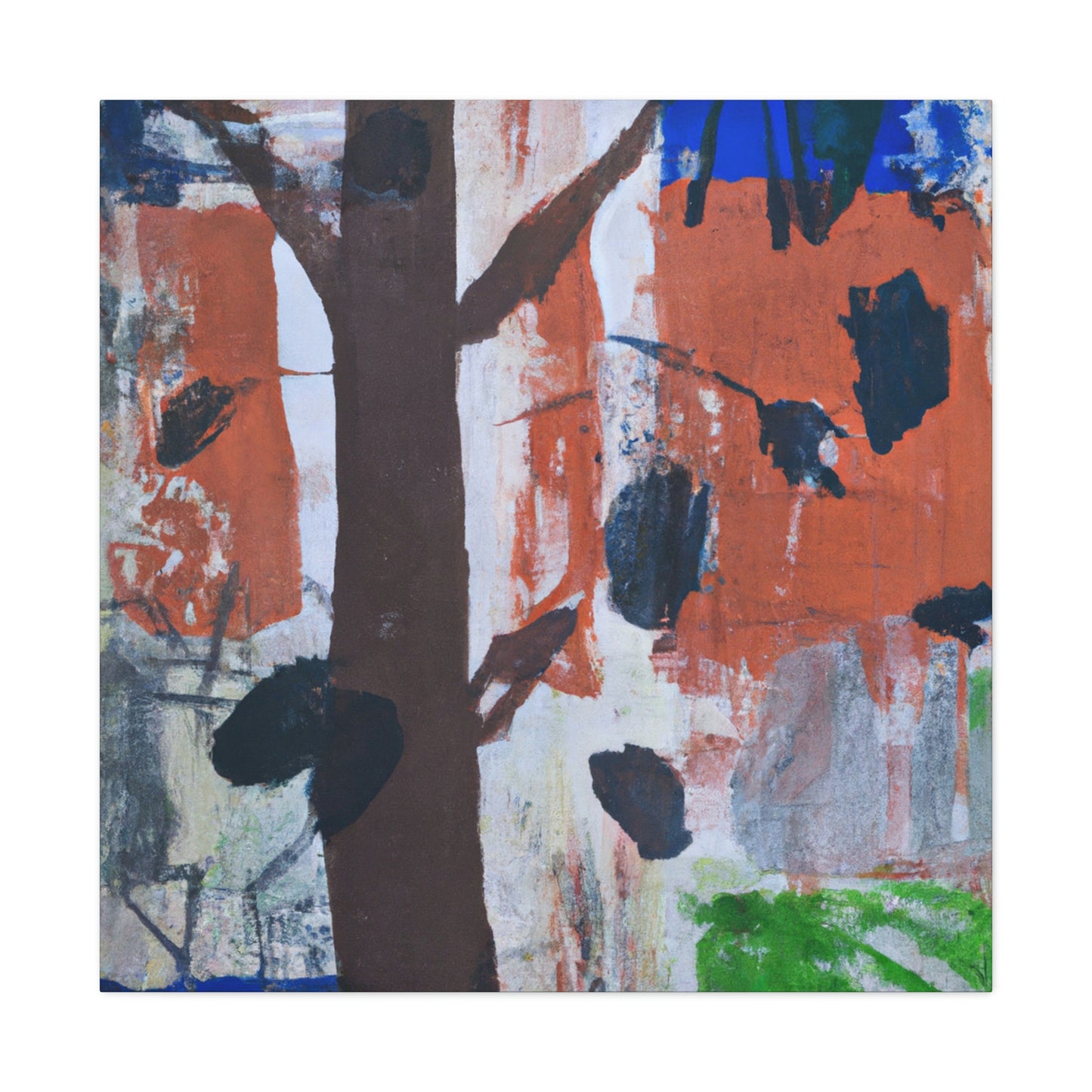 "Beech Tree Expressionism" - Canvas