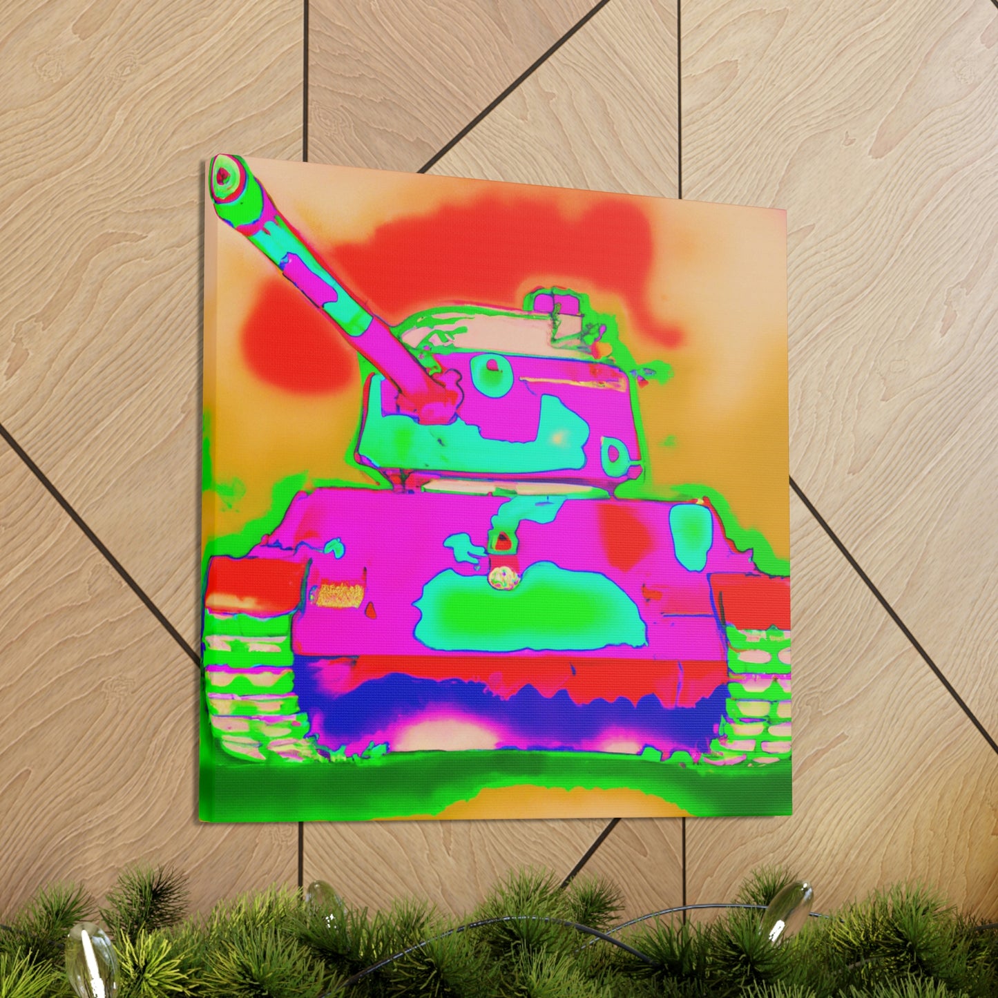 Tank Pop Explosion - Canvas